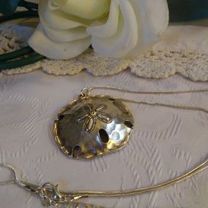 Sand dollar necklace